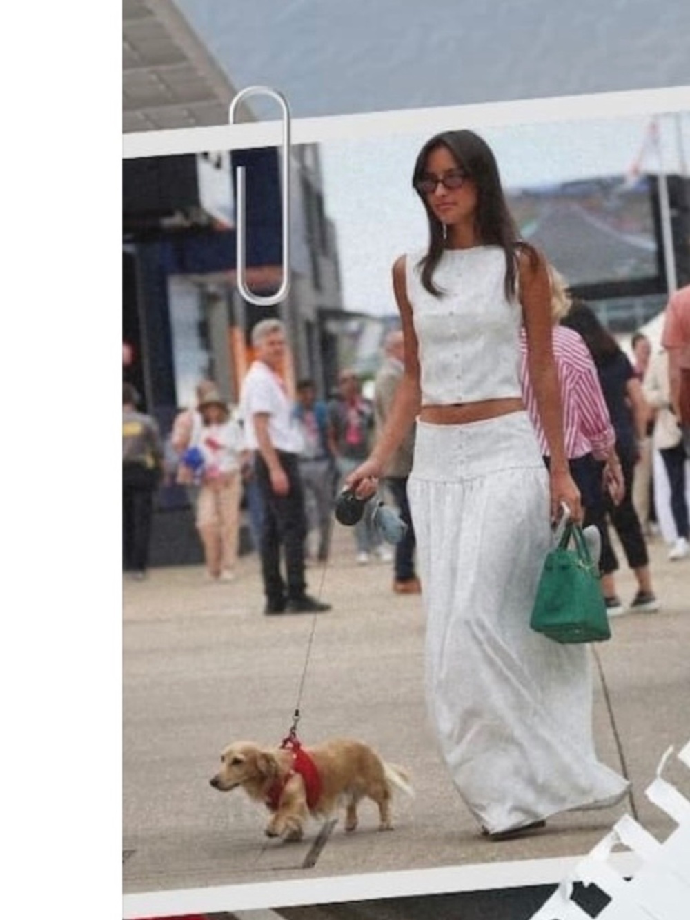 NWT Pretty Little Things White long skirt